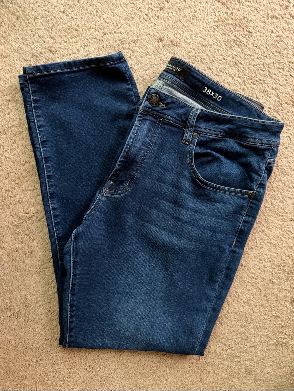 Liverpool Dark Blue Straight Jeans